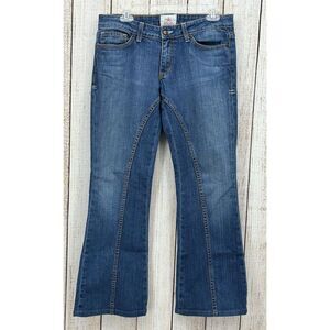 People's Liberation Jeans Womens Size 29 Bella Hippie Flare 22" Blue‎ Denim